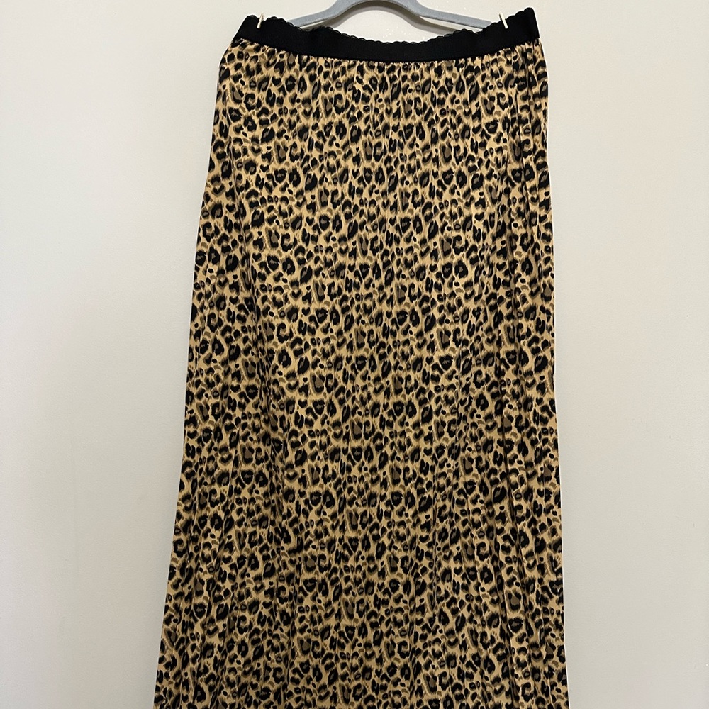 SHEIN leopard print maxi